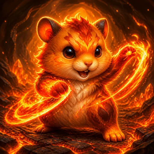 Pyrrik, a fiery creature from Realm of Embers